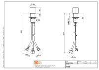 Рычаг встраиваемого смесителя Quadro design Stereo 16 52 схема 5