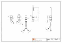 Смеситель на борт ванны Quadro design Stereo 16 97 без излива схема 2 Смеситель на борт ванны Quadro design Stereo 16 97 без излива схема 2