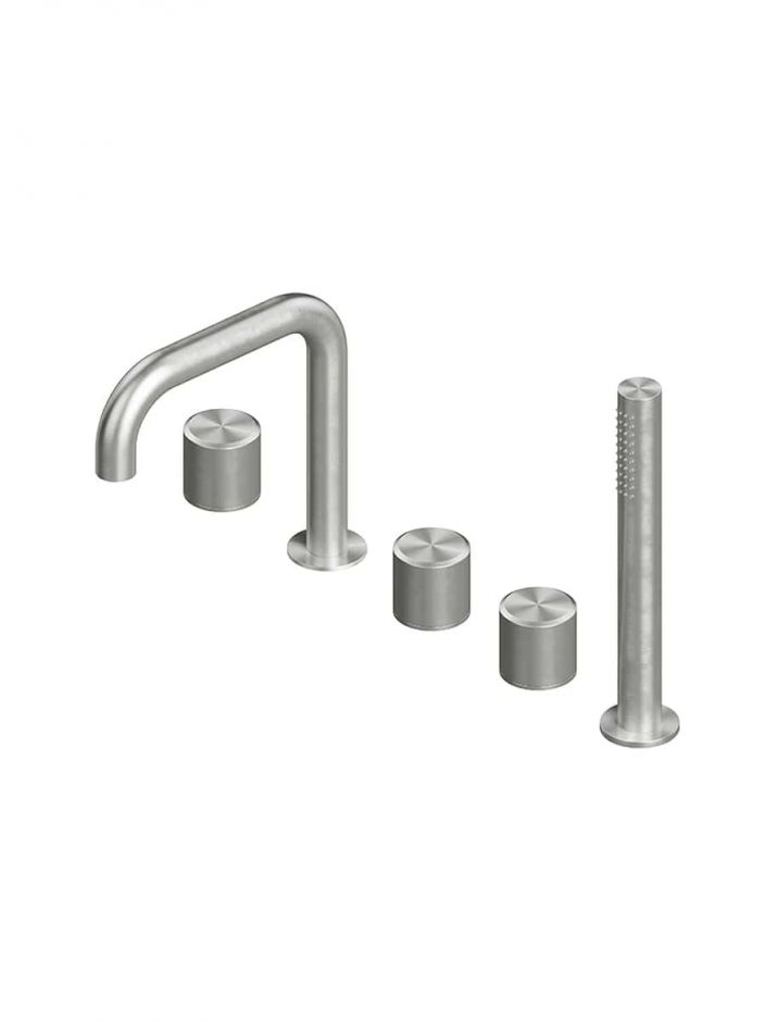 Смеситель на борт ванны Quadro design Stereo 16 95 с изливом