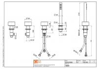 Смеситель на борт ванны Quadro design Stereo 16 99 без излива схема 5