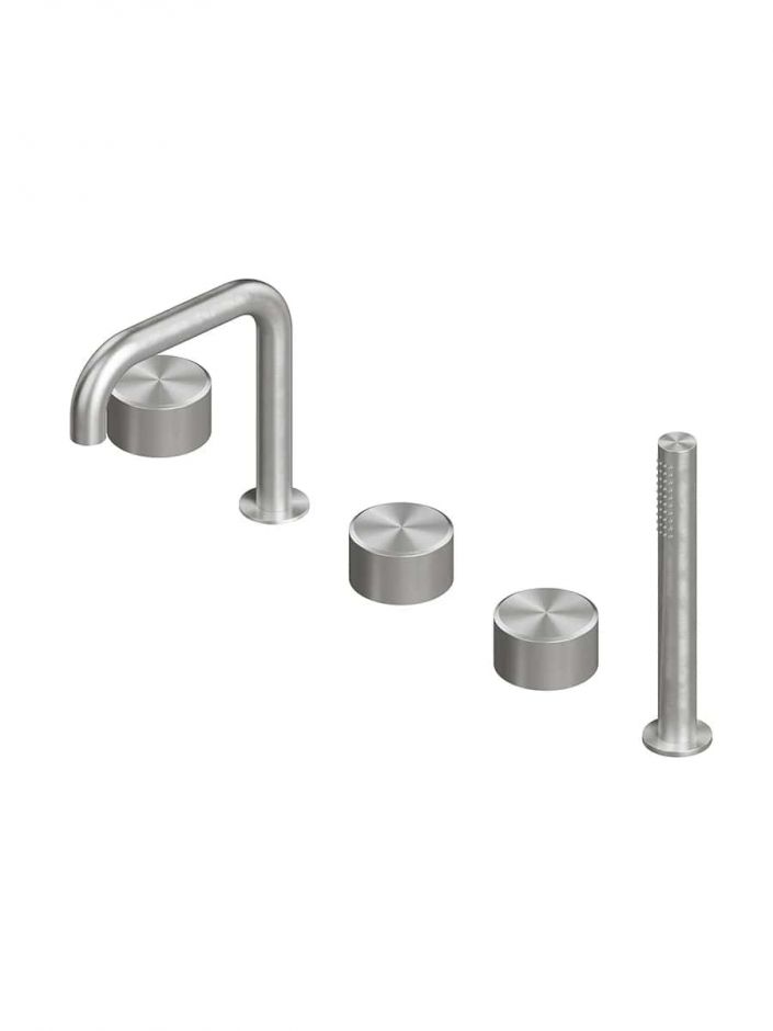 Смеситель на борт ванны Quadro design Stereo 16 98 с изливом