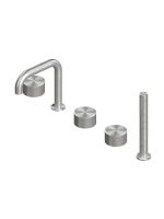 Смеситель на борт ванны Quadro design Stereo 16 98 с изливом схема 1