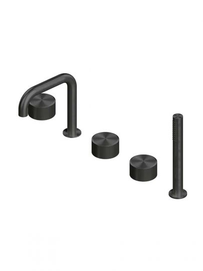 Смеситель на борт ванны Quadro design Stereo 16 98 с изливом схема 3