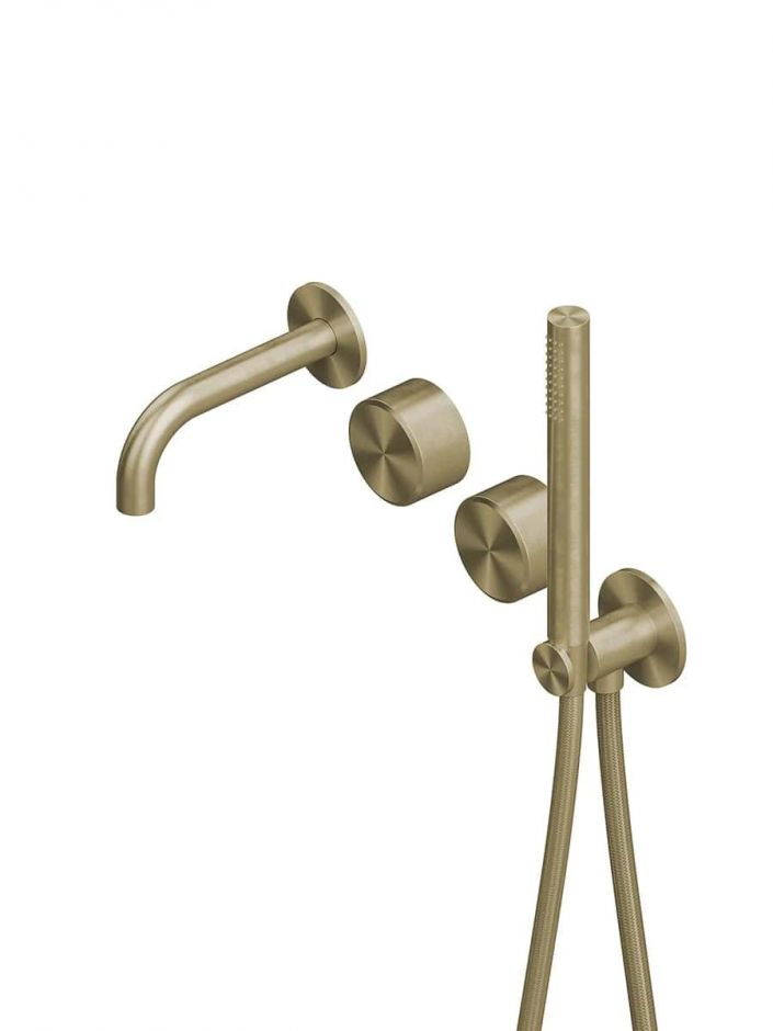 Смеситель для ванны и душа Quadro design Stereo 16 69 настенный ФОТО