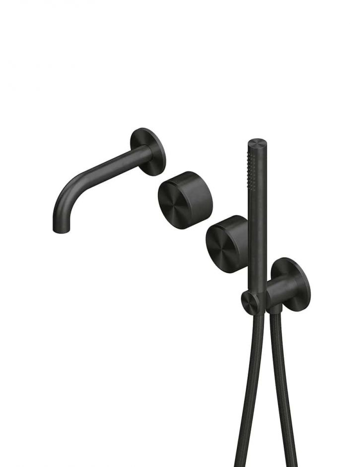 Смеситель для ванны и душа Quadro design Stereo 16 69 настенный ФОТО