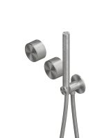 Смеситель для душа Quadro design Stereo 16 68 на три отверстия схема 1