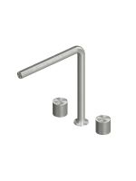 Смеситель для раковины Quadro design Stereo 16 08V AS три отверстия высокий схема 1