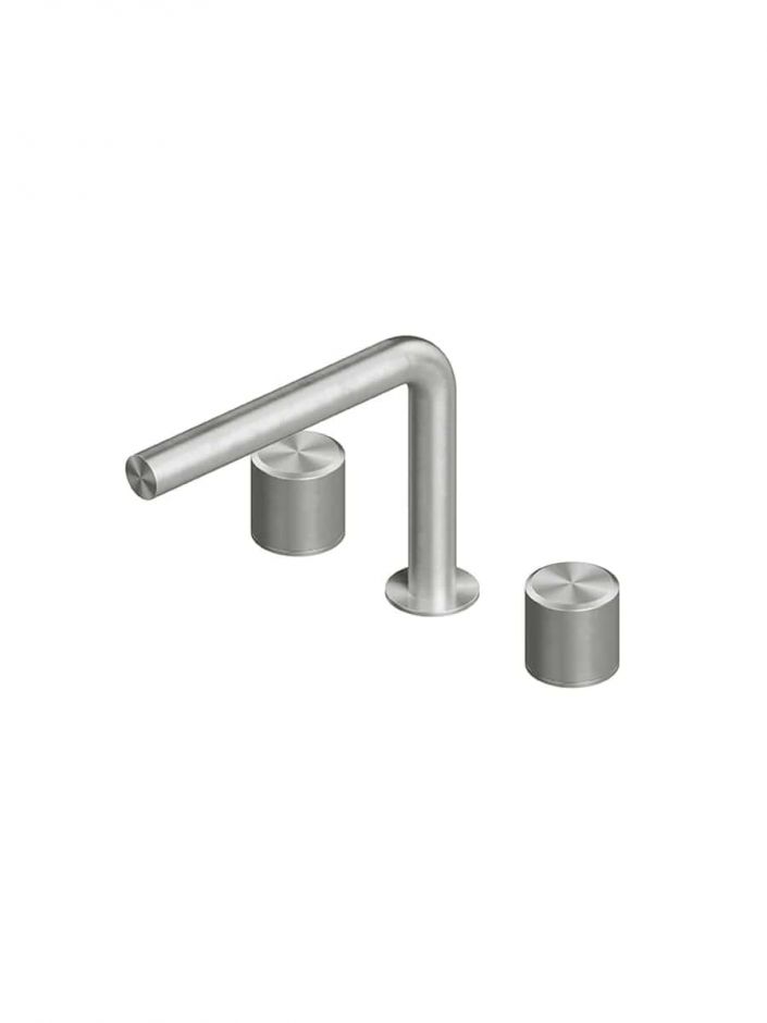 Смеситель для раковины Quadro design Stereo 16 07V AS три отверстия