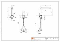 Смеситель для раковины Quadro design Stereo 16 07T AS схема 2