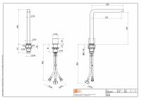 Смеситель для раковины Quadro design Stereo 16 08 AS гидропрогрессивный высокий схема 3