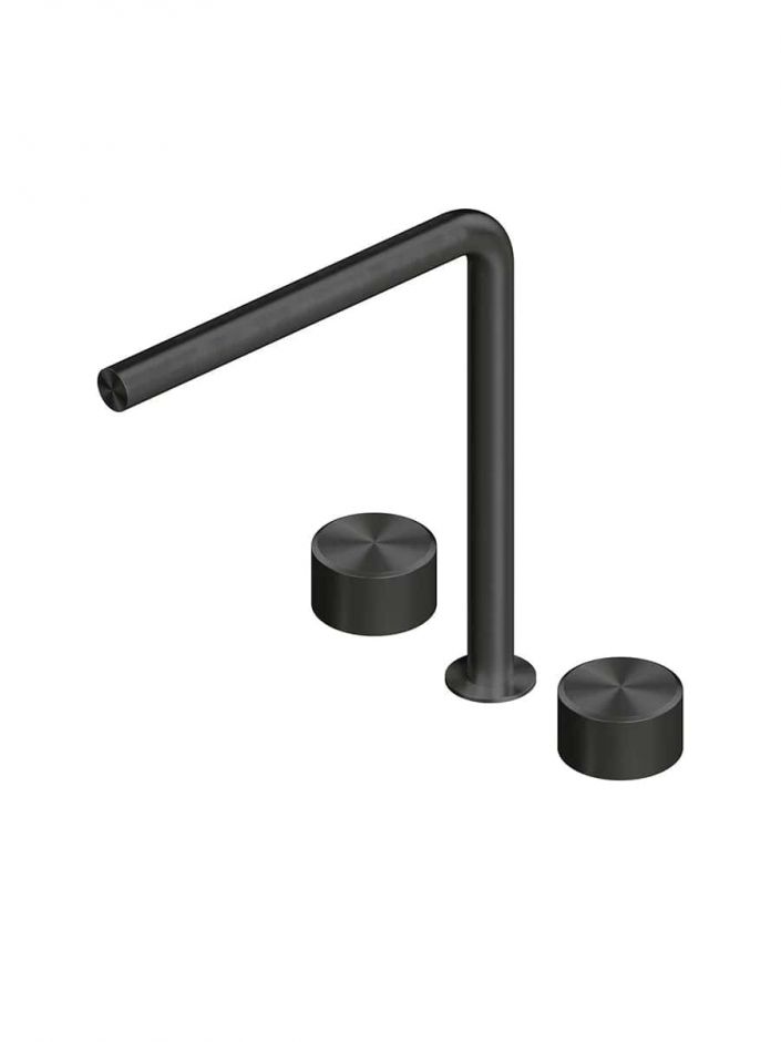 Смеситель для раковины Quadro design Stereo 16 32V высокий 3 отверстия ФОТО