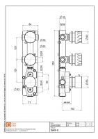 Термостатический смеситель Quadro design HB 15 49.0 AS два запорных крана схема 2 Термостатический смеситель Quadro design HB 15 49.0 AS два запорных крана схема 2