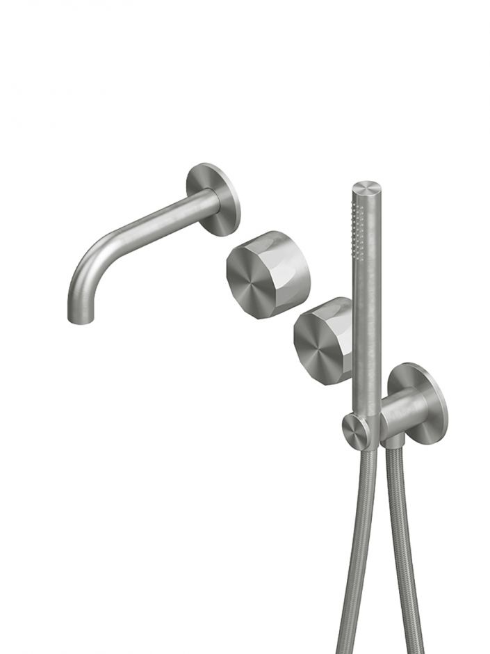 Изображение Смеситель для ванны и душа Quadro design HB 15 69 AS настенный