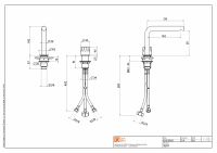 Смеситель для раковины Quadro design HB 15 07 AS встраиваемый гидропрогрессивный схема 2 Смеситель для раковины Quadro design HB 15 07 AS встраиваемый гидропрогрессивный схема 2