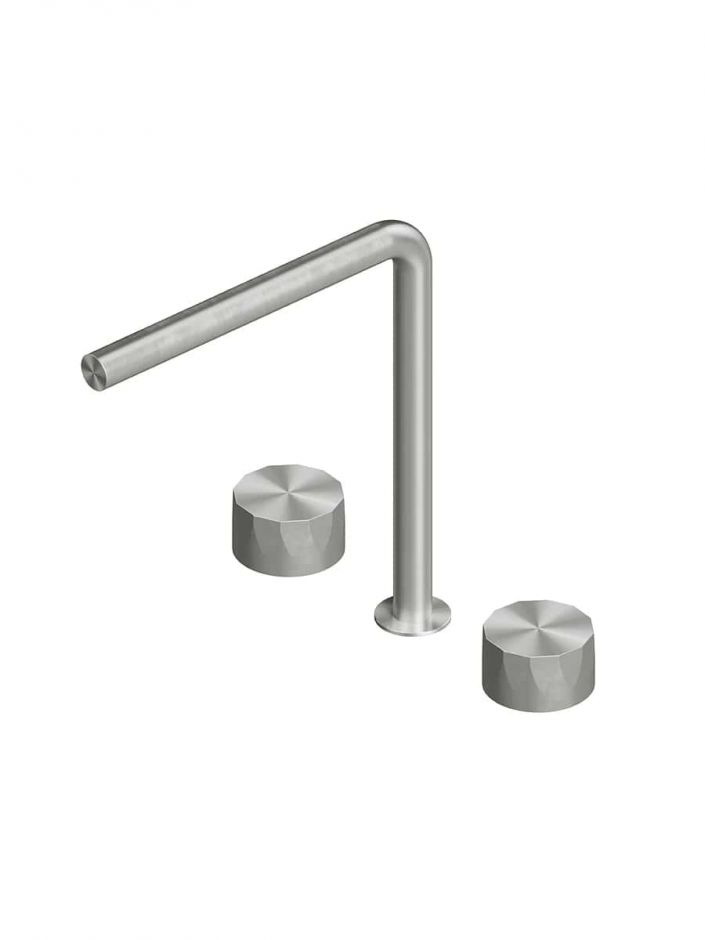 Смеситель для раковины Quadro design HB 15 32V AS высокий поворотный излив