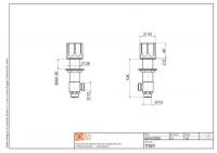Вентили встраиваемого смесителя Quadro design Modo 17 52V AS схема 2