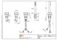 Смеситель на борт ванны Quadro design Modo 17 99 без излива схема 5