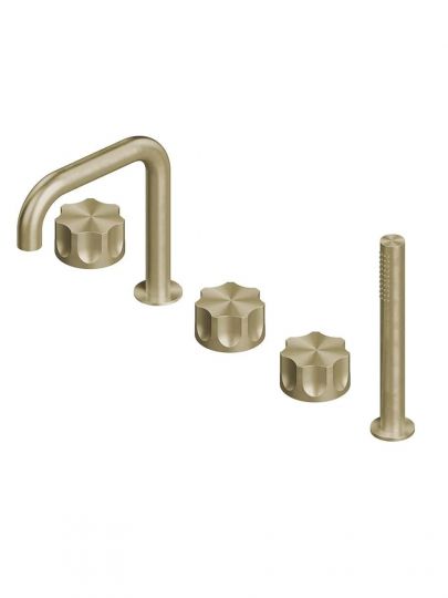 Смеситель на борт ванны Quadro design Modo 17 98 с изливом схема 2