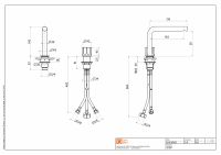 Смеситель для раковины Quadro design Modo 17 07 встраиваемый схема 3 Смеситель для раковины Quadro design Modo 17 07 встраиваемый схема 3