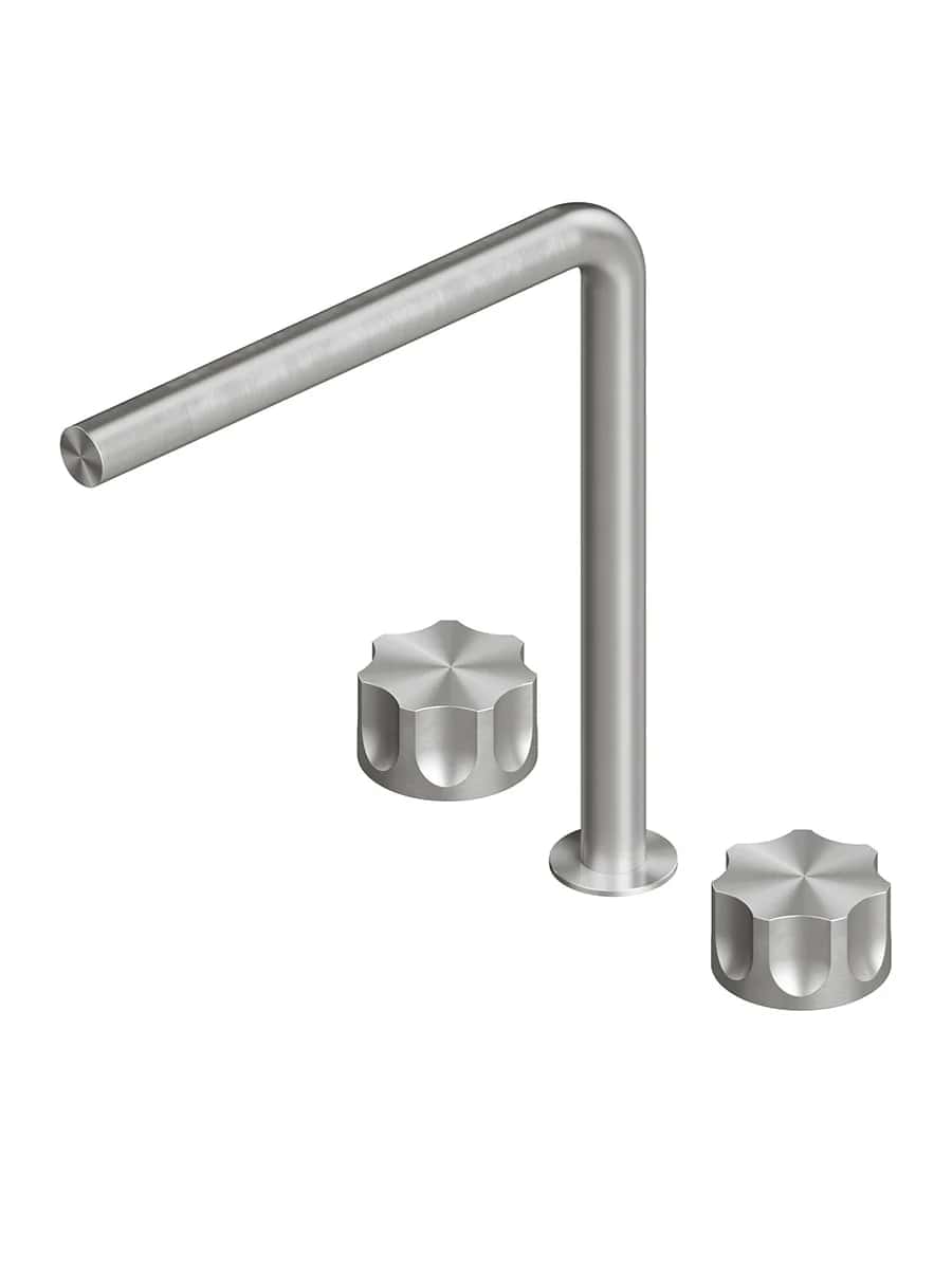 Смеситель для раковины Quadro design Modo 17 32V настольный монтаж высокий цена от 158 279 ₽ Фото Смеситель для раковины Quadro design Modo 17 32V настольный монтаж высокий