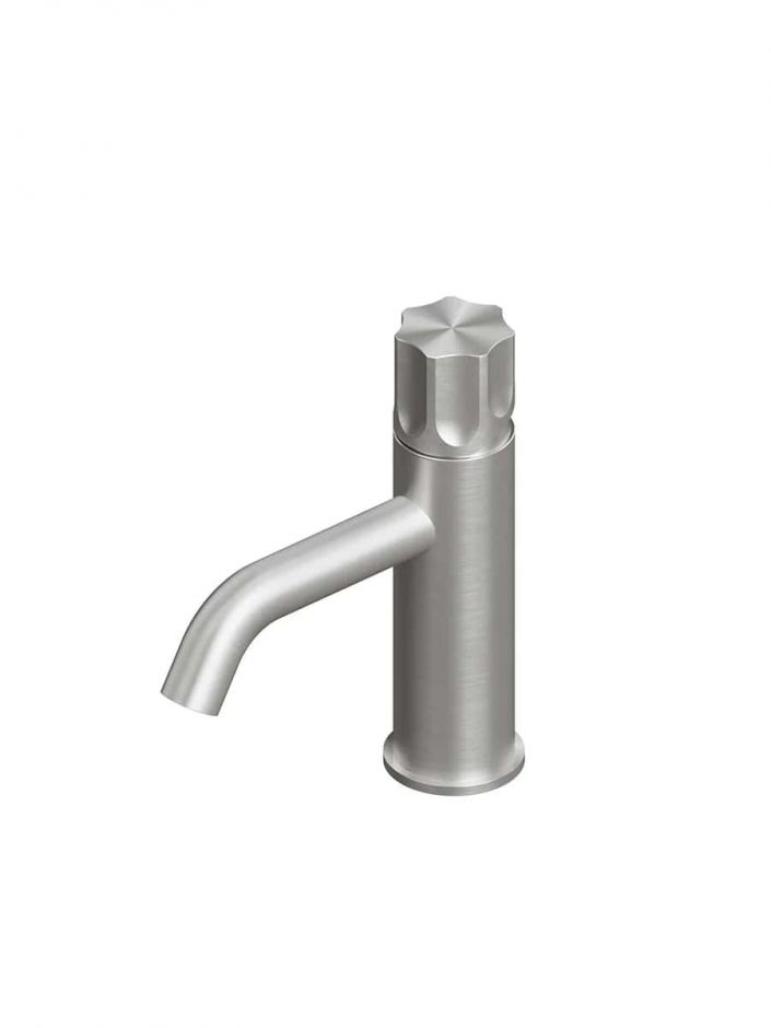 Смеситель для раковины Quadro design Modo 17 01T изогнутый излив