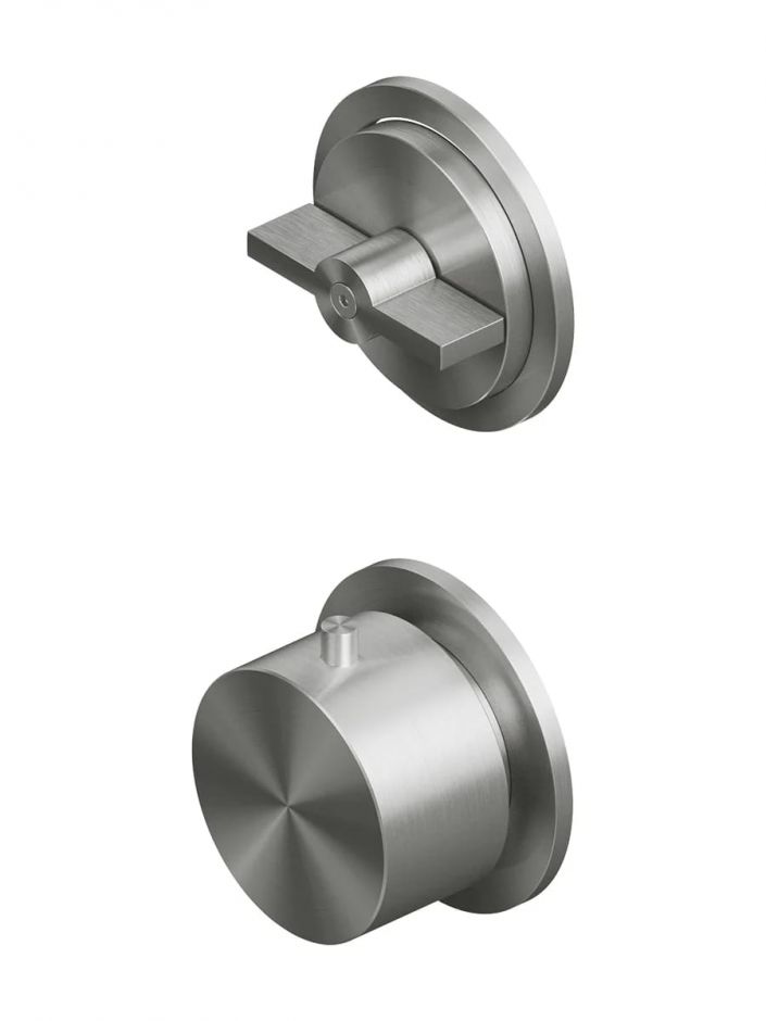 Термостатический смеситель Quadro design Valvola01 19 48.0.00 с 1 запорным краном