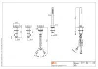 Смеситель на борт ванны Quadro design Valvola01 19 99 без излива схема 6
