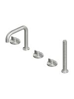 Смеситель на борт ванны Quadro design Valvola01 19 98 с изливом схема 1