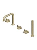 Смеситель на борт ванны Quadro design Valvola01 19 98 с изливом схема 3