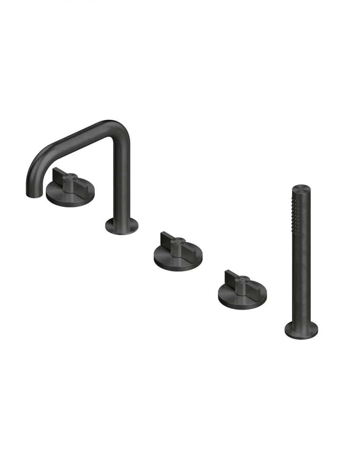 Смеситель на борт ванны Quadro design Valvola01 19 98 с изливом ФОТО