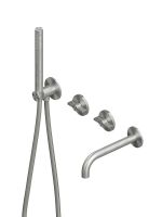 Смеситель для ванны и душа Quadro design Valvola01 19 69 настенный схема 1