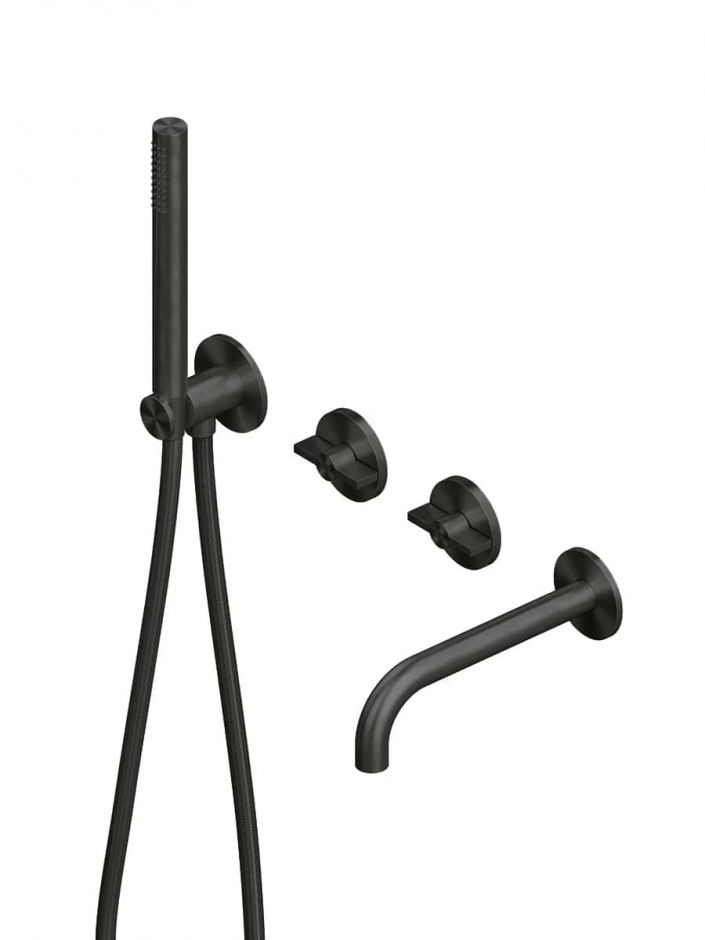 Смеситель для ванны и душа Quadro design Valvola01 19 69 настенный ФОТО