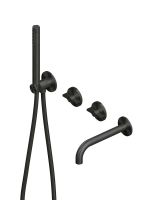 Смеситель для ванны и душа Quadro design Valvola01 19 69 настенный схема 2