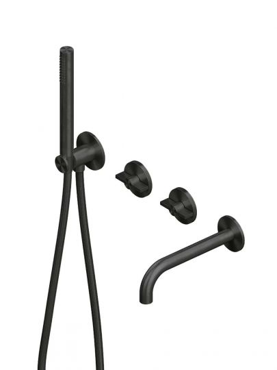 Смеситель для ванны и душа Quadro design Valvola01 19 69 настенный схема 2