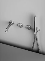 Смеситель для ванны и душа Quadro design Valvola01 19 69 настенный схема 5