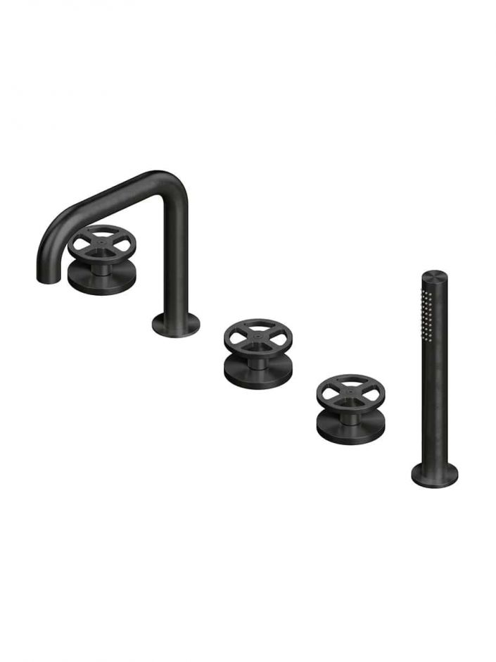 Смеситель на борт ванны Quadro design Valvola02 20 98 с изливом ФОТО