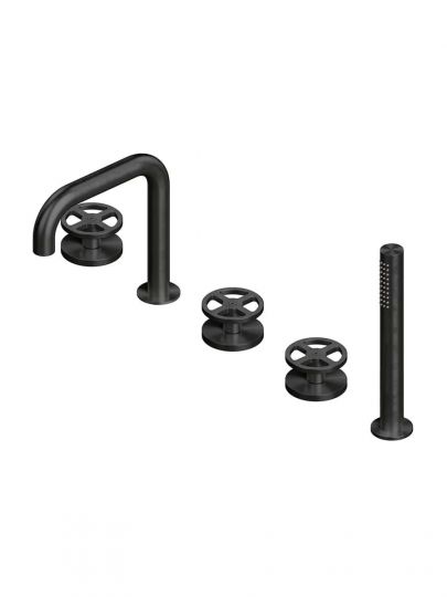 Смеситель на борт ванны Quadro design Valvola02 20 98 с изливом схема 4