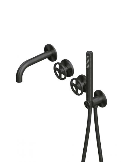 Смеситель для ванны и душа Quadro design Valvola02 20 69 настенный схема 4