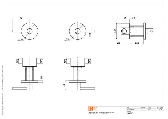 Вентили смесителя Quadro design FFQT 21 63V на 1 потребителя схема 4