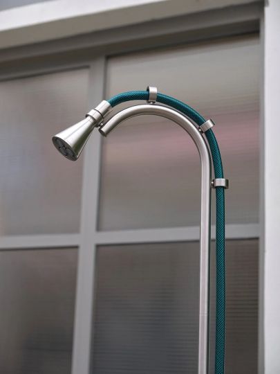 Уличный душ Quadro design CD021.1 AS с распылительной насадкой без шланга схема 4