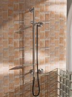 Душевой гарнитур Quadro design TS21.00 AS 80 мм сталь брашированная схема 2