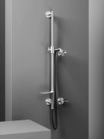 Душевой гарнитур Quadro design TS21.00 AS 80 мм сталь брашированная схема 4