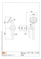 Ручной душ Quadro design FFQT 80 мм схема 9
