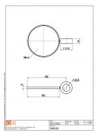 Зеркало регулируемое увеличительное Quadro design FFQT QA004 на трубу 22 мм схема 6