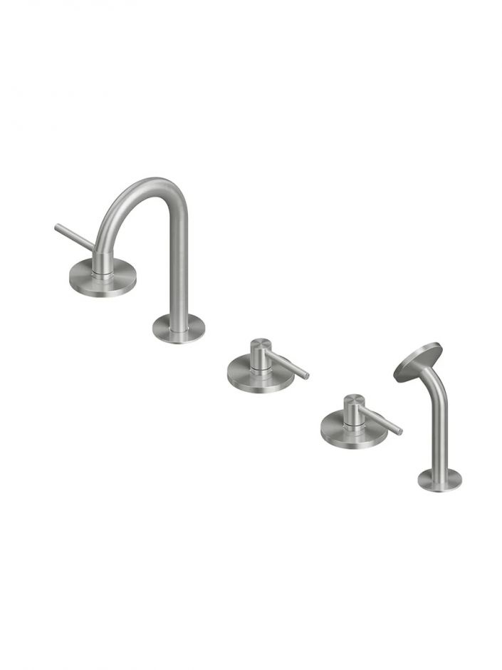 Изображение Смеситель на борт ванны Quadro design FFQT 21 98 с изливом