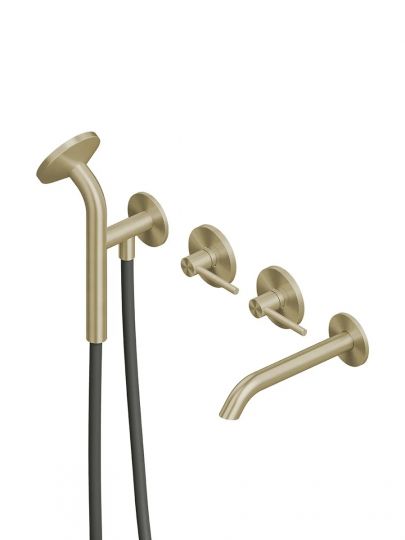 Смеситель для ванны и душа Quadro design FFQT 21 69T с изливом схема 2