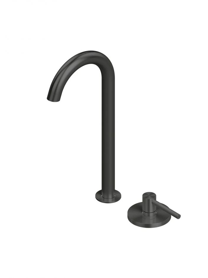 Смеситель для раковины Quadro design FFQT 21 32T на два отверстия высокий ФОТО