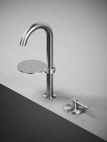 Смеситель для раковины Quadro design FFQT 21 32T на два отверстия высокий схема 4