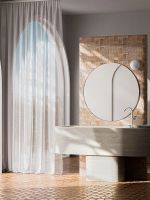 Смеситель для раковины Quadro design FFQT 21 32T на два отверстия высокий схема 8