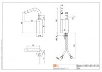 Смеситель для биде Quadro design FFQT 21 35T схема 5